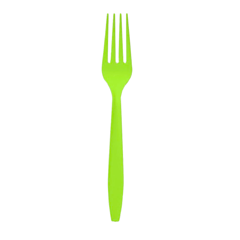 Lime Green Forks 50ct AMZ+