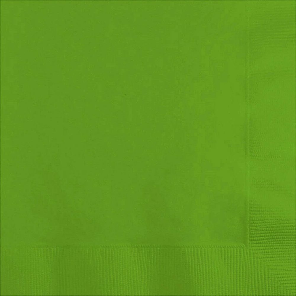 Fresh Lime 3ply Lunch Napkins 50ct AMZ+