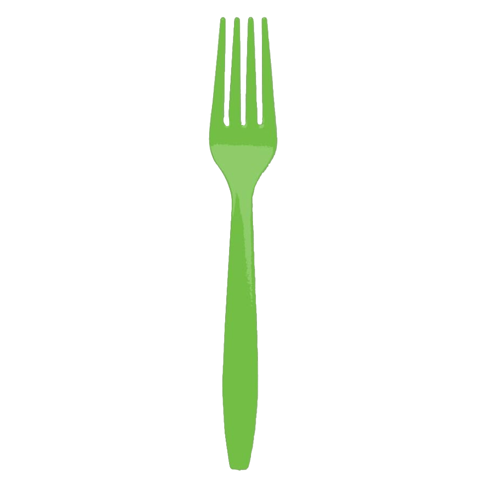 Citrus Green Forks 50ct+