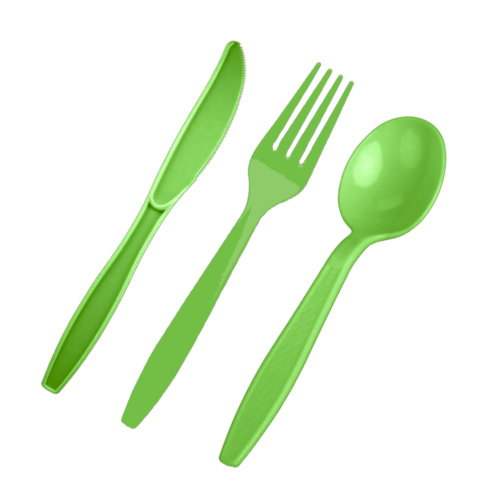 Citrus Green Cutlery Pack 24ct+