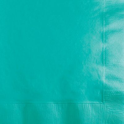Teal Lagoon 3ply Beverage Napkins 50ct AMZ+