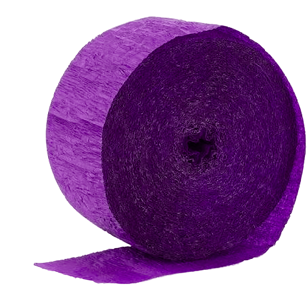 Mayflower Royal Purple Streamer - Crepe 81ft AMZ+