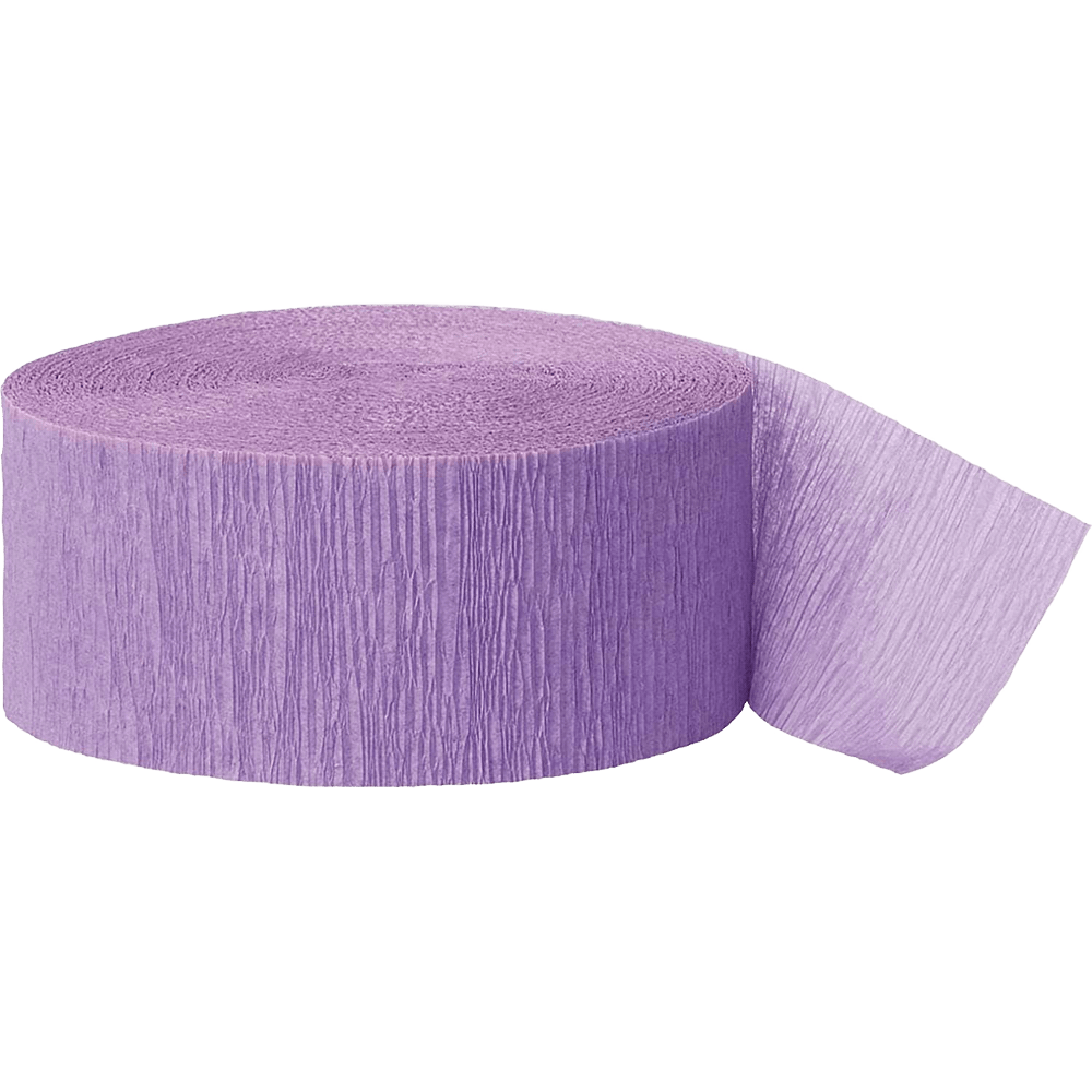 Mayflower Lavender 81ft Streamer - Crepe+