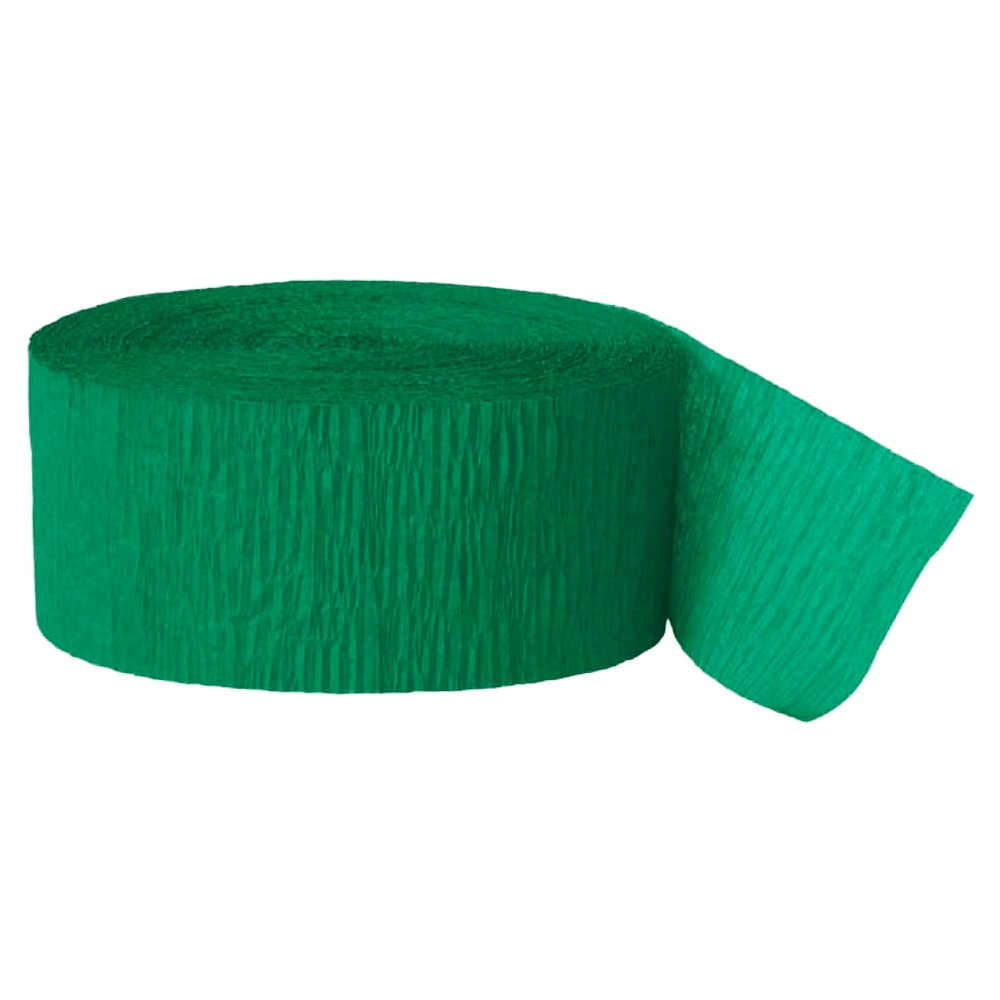 Unique Green Streamer - Crepe 81ft AMZ+