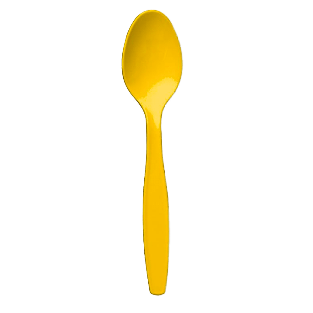 School Bus Yellow Spoons 24ct+