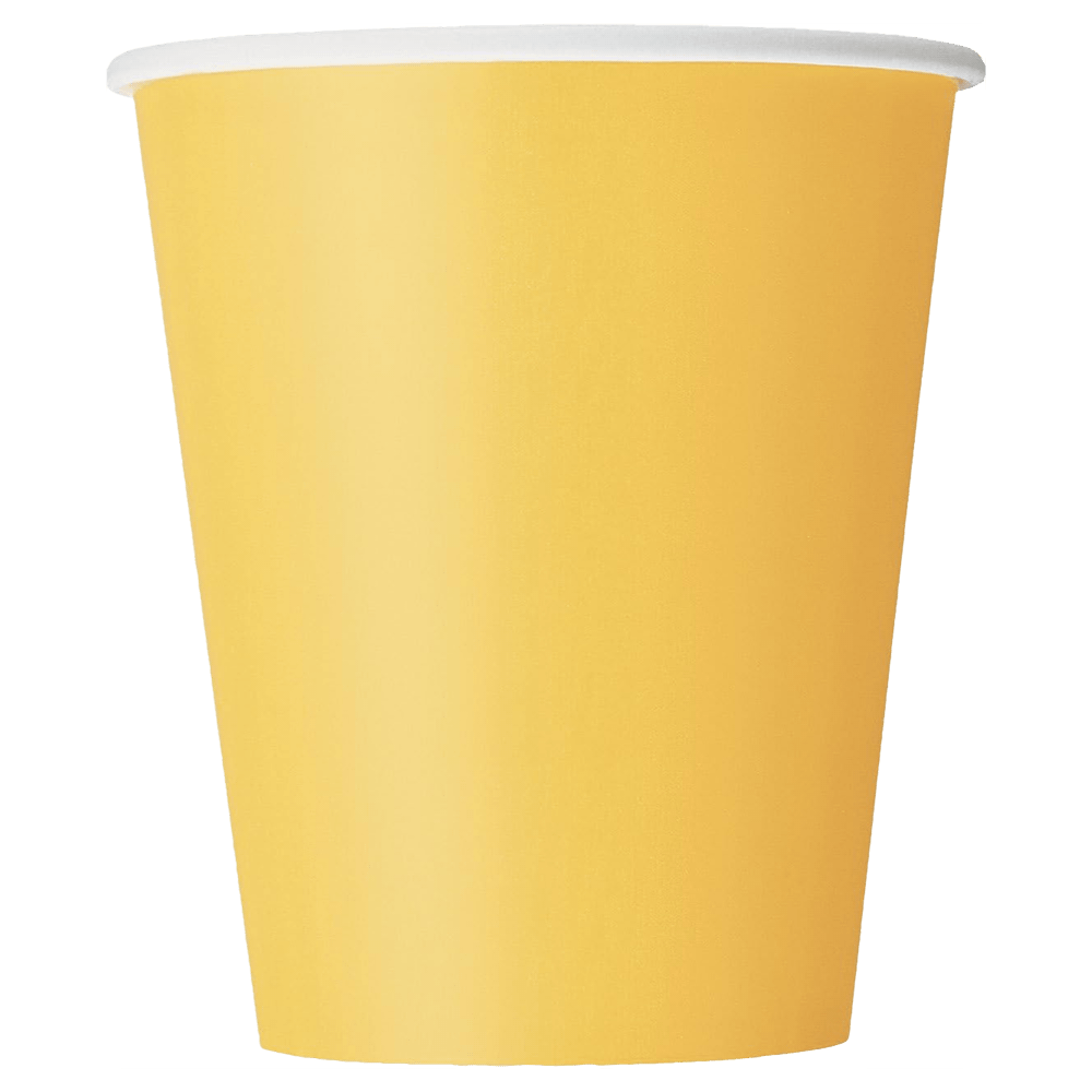 Sunflower Yellow 9oz Cup 14ct AMZ+