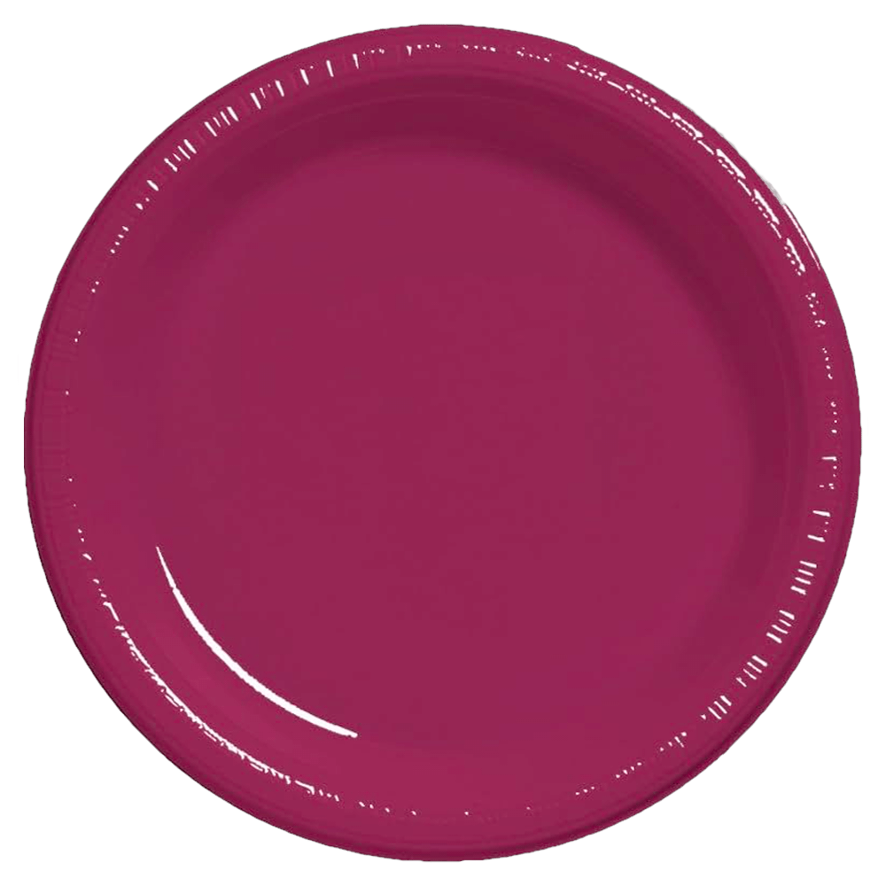 Coral 7&quot; Plastic Dessert Plates 20ct AMZ+