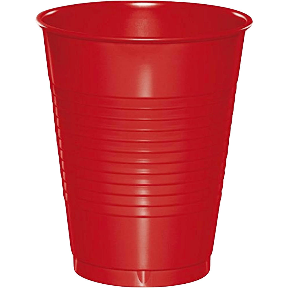 Classic Red 16oz Plastic Cups 20ct+