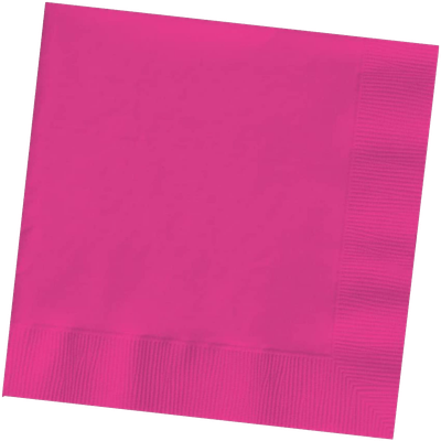 Hot Magenta 3ply Beverage Napkin 50ct AMZ+