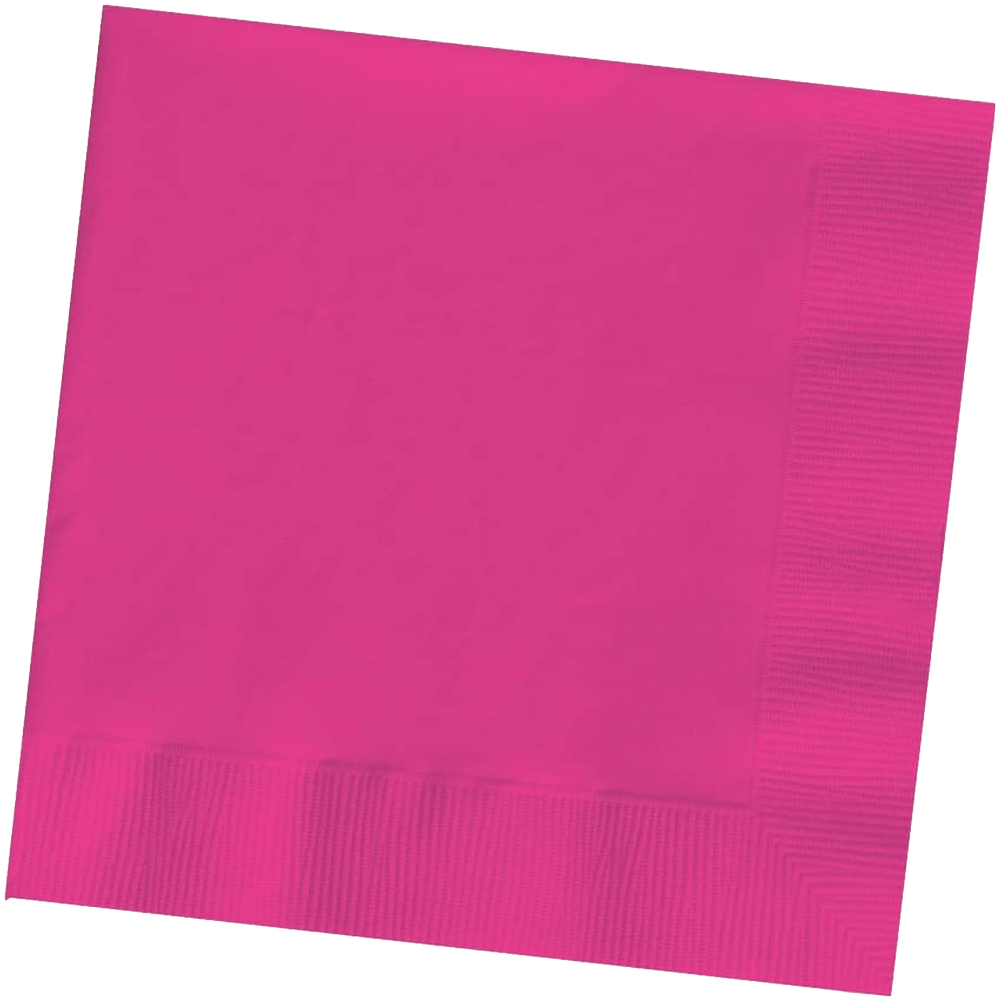 Hot Magenta 3ply Lunch Napkins 50ct AMZ+