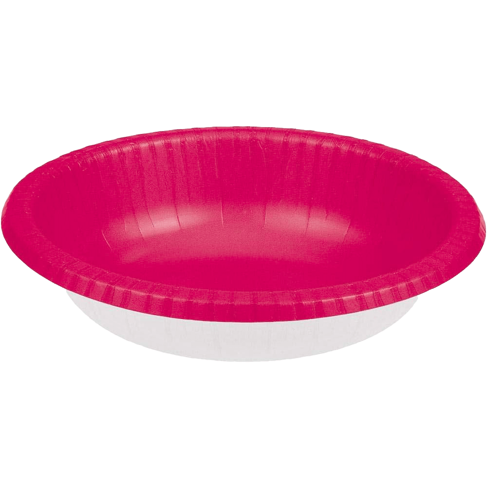 Hot Magenta 20oz Paper Bowls 20ct AMZ+