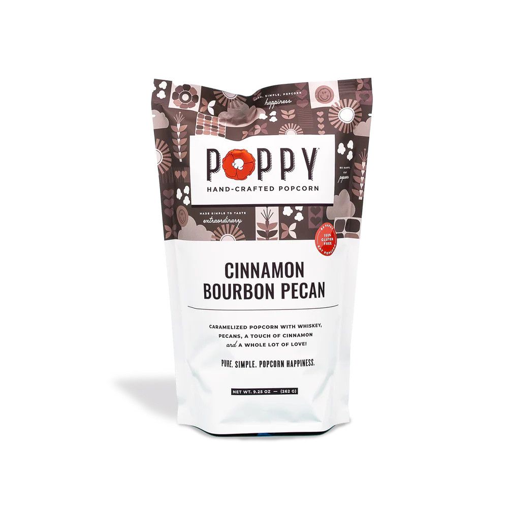 Poppy Handcrafted Popcorn+, Scent: Cinnamon Bourbon Pecan