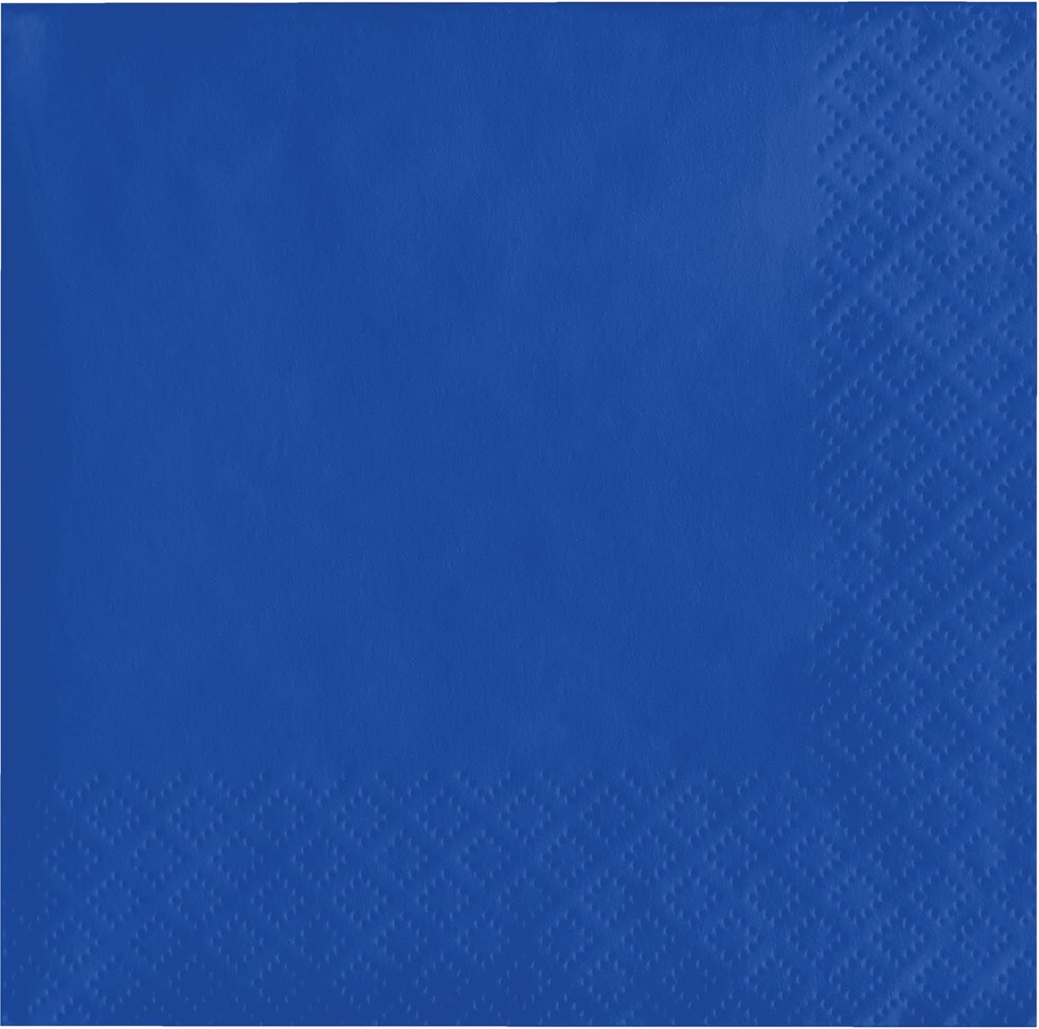 Cobalt Blue 3ply Beverage Napkins 50ct