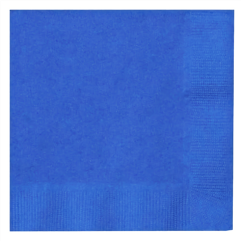 Royal Blue 2ply Beverage Napkins 20ct AMZ+