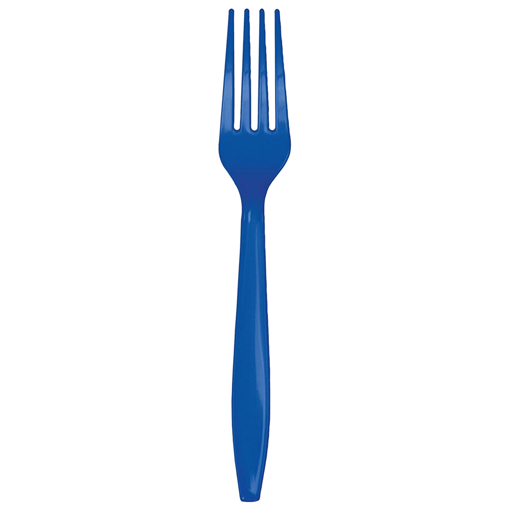 Cobalt Blue Forks 50ct AMZ+
