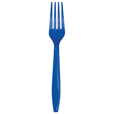 Cobalt Blue Forks 50ct AMZ+