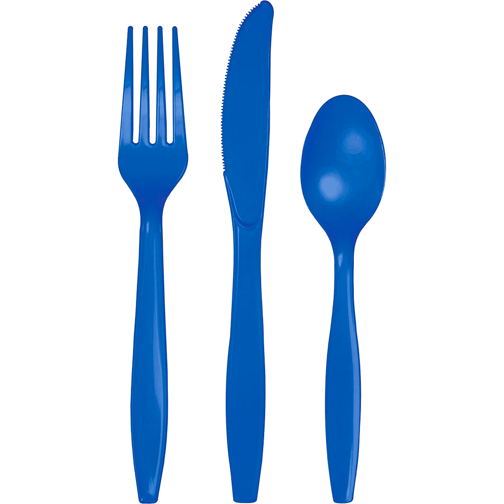 Cobalt Assorted Cutlery 24ct AMZ+
