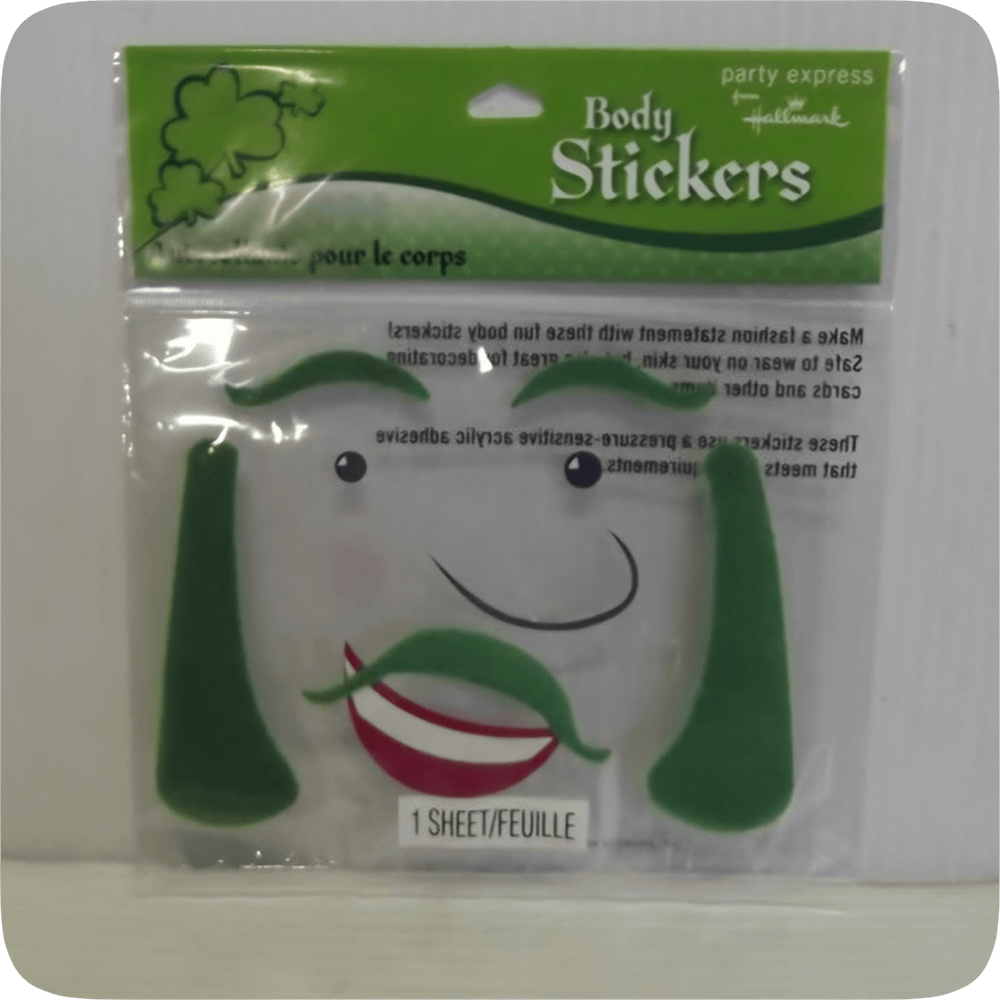 St Patrick&#39;s Day Facial Stickers+