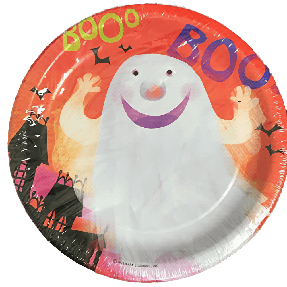 Friendly Fun Halloween 7&quot; Dessert Plates+