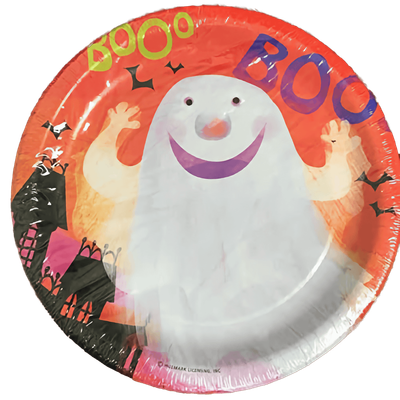 Friendly Fun Halloween 7&quot; Dessert Plates+