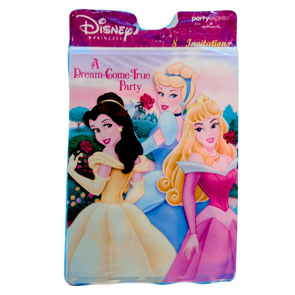 Disney Princess Dream Come True Invitations 8ct+