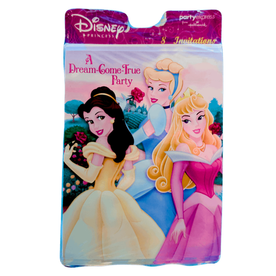 Disney Princess Dream Come True Invitations 8ct+