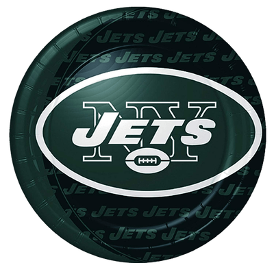 New York Jets 9&quot; Dinner Plates 8ct+
