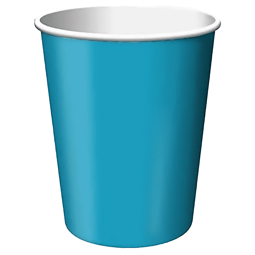 Turquoise 9oz Hot Cold Cups 24ct AMZ+