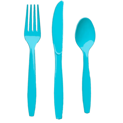 Bermuda Blue Assorted Cutlery 24ct AMZ+