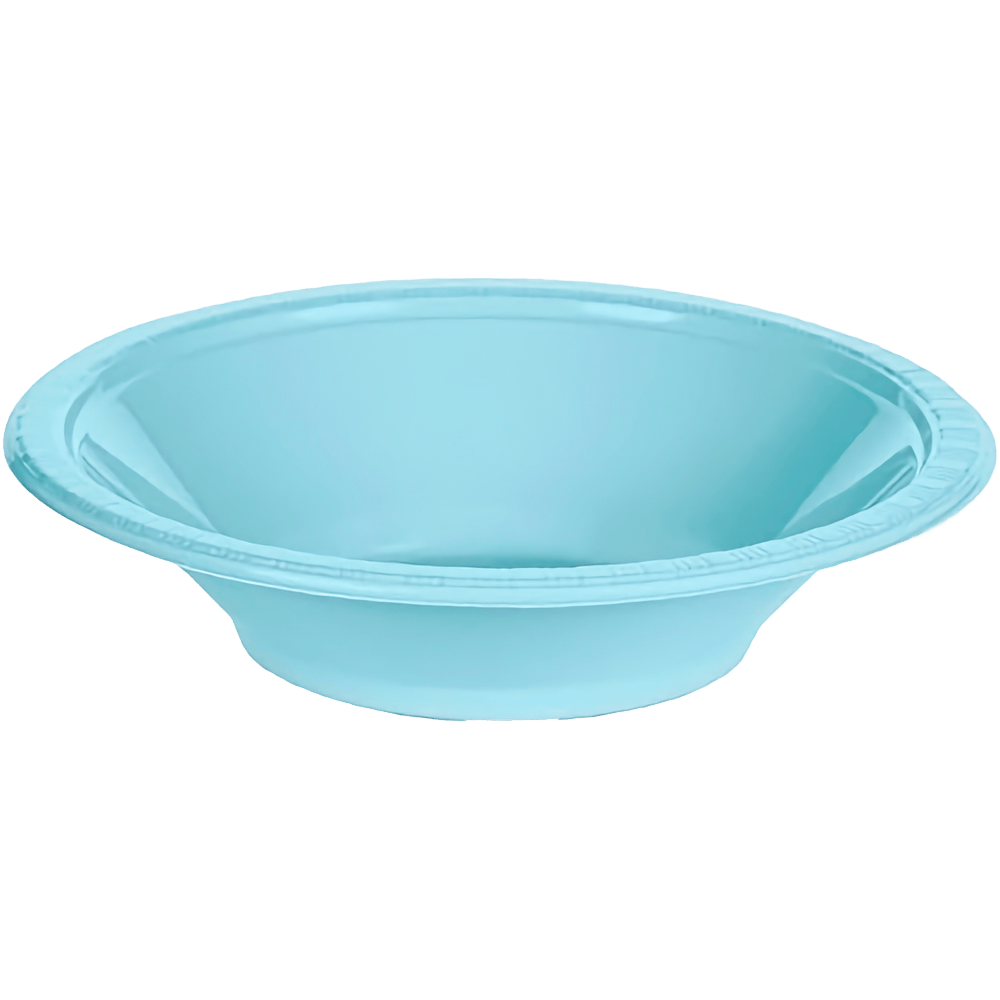 Pastel Blue 12oz Plastic Bowl 20ct AMZ+