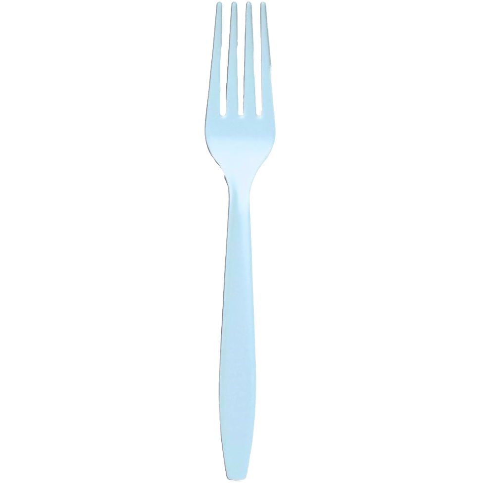Pastel  Blue Forks 50ct+