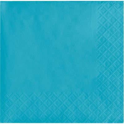Bermuda Blue 3ply Beverage Napkin 50ct AMZ+
