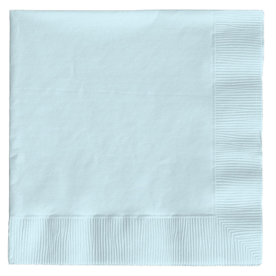 Pastel Blue 3ply Beverage Napkins 50ct+