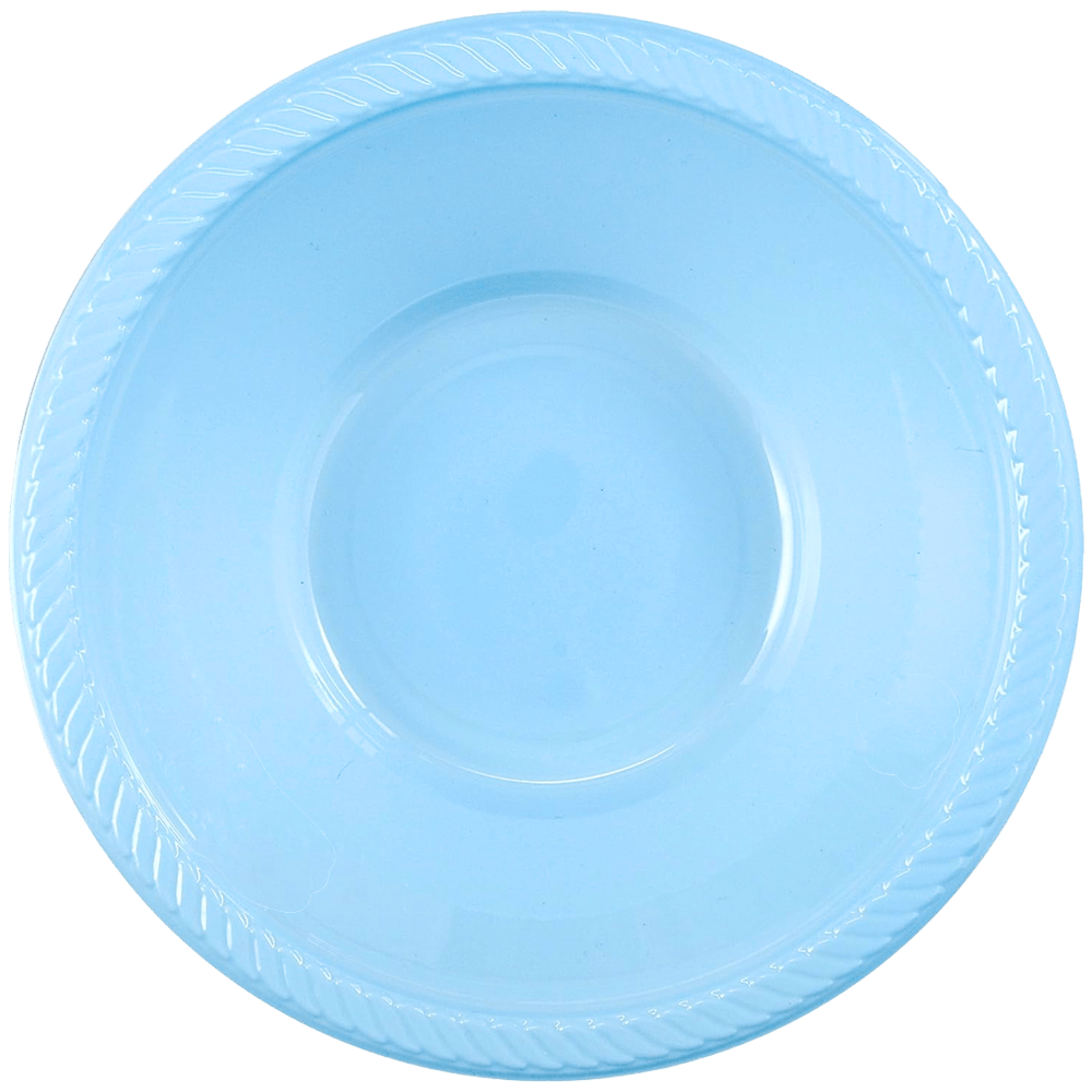 Baby Blue 12oz Plastic Bowl 20ct+