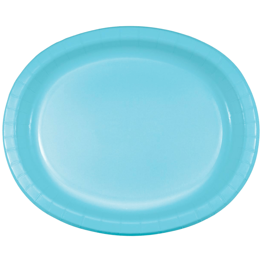 Pastel Blue Platter Plate 8ct+