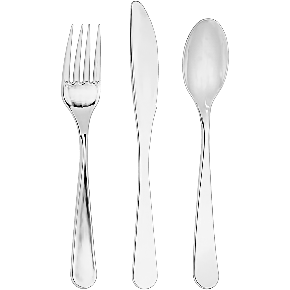 Elise Silver Silverware 24ct AMZ+