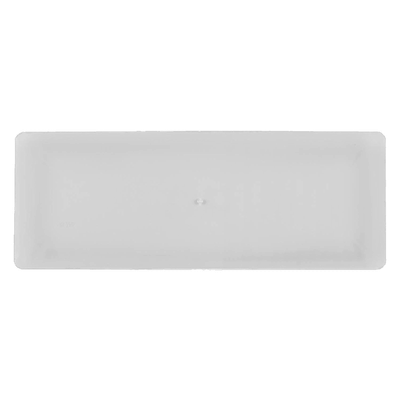 Clear Sleek 15.75 x 6&quot; Tray+