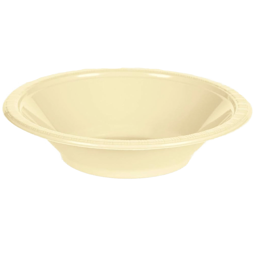 Ivory Plastic Bowl 20ct+