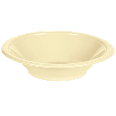 Ivory Plastic Bowl 20ct+