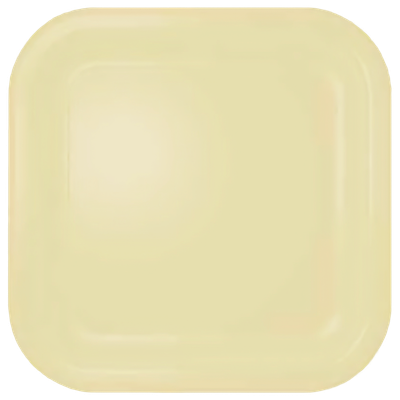 Ivory Dessert Plate Square 12ct+