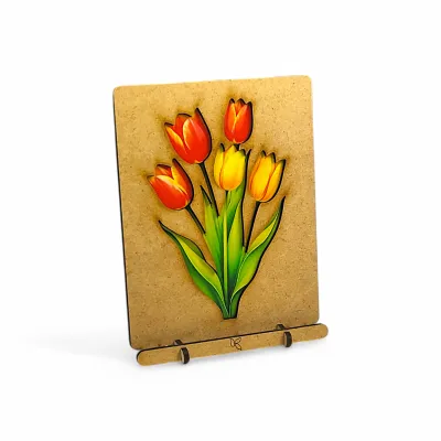 Tulips Pop-up Card+