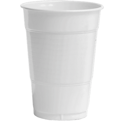 White 16oz Plastic Cups 20ct AMZ+