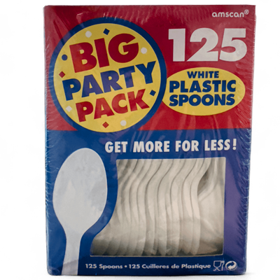 White Spoons Big Party Pack 125ct+