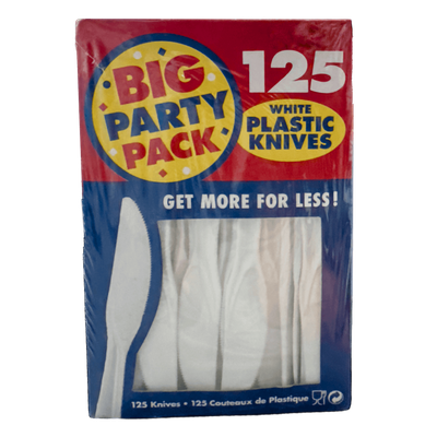 White Knives Big Party Pack 125ct+