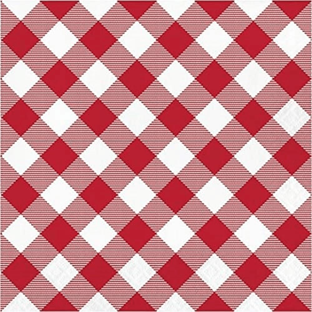 Classic Lunch Gingham Napkin 16ct+