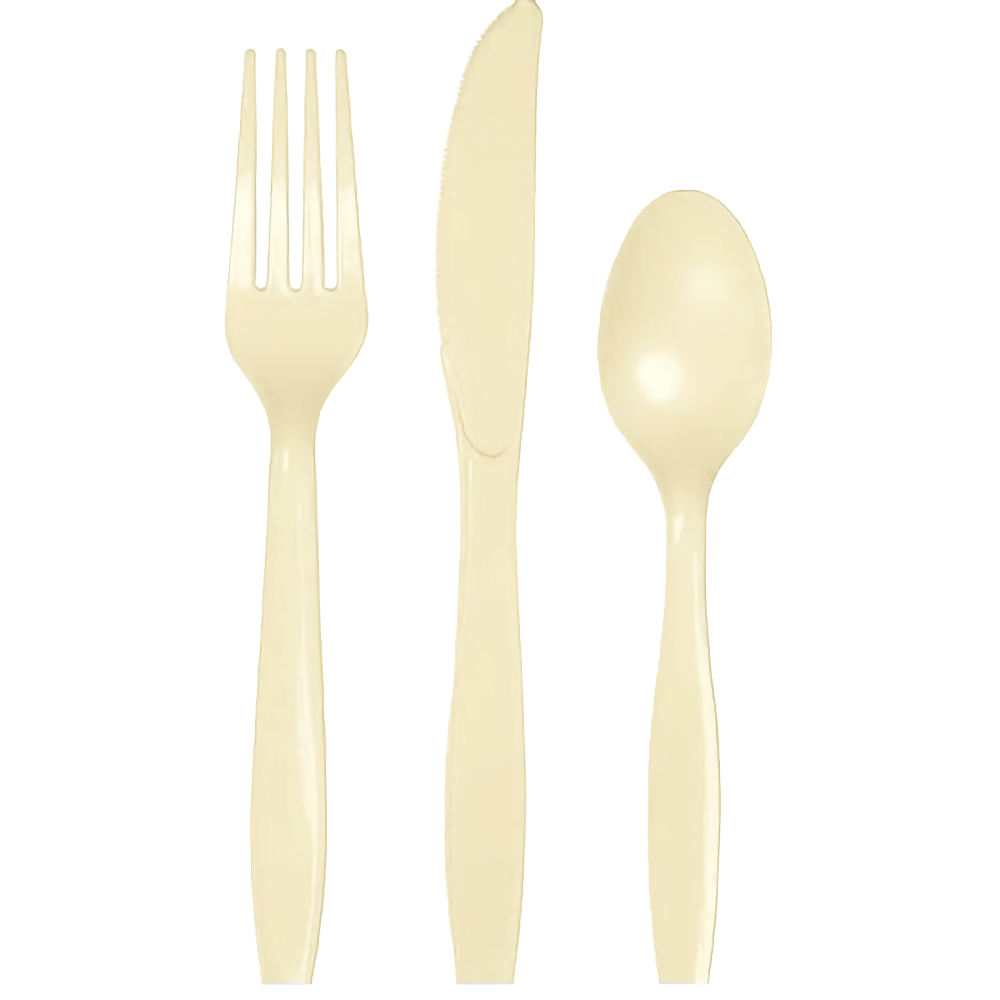 Ivory Assorted Cutlery 24ct AMZ+