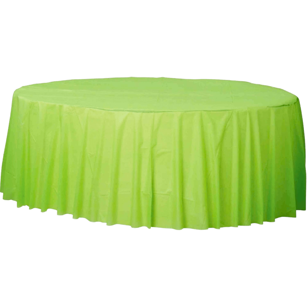 Lime Green 84&quot; Round Tablecover+