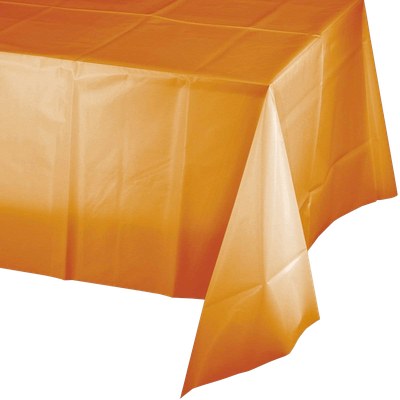 Pumpkin Spice 54x108&quot; Plastic Tablecover+