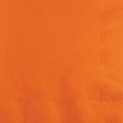 Sunkissed Orange 3ply Lunch Napkins 50ct AMZ+