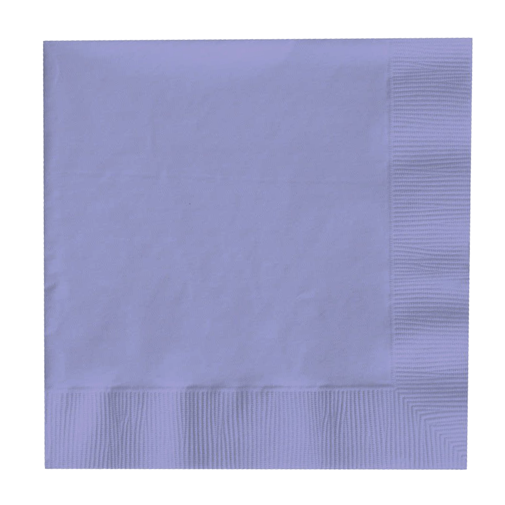 Luscious Lavender 3ply Beverage Napkins 50ct+